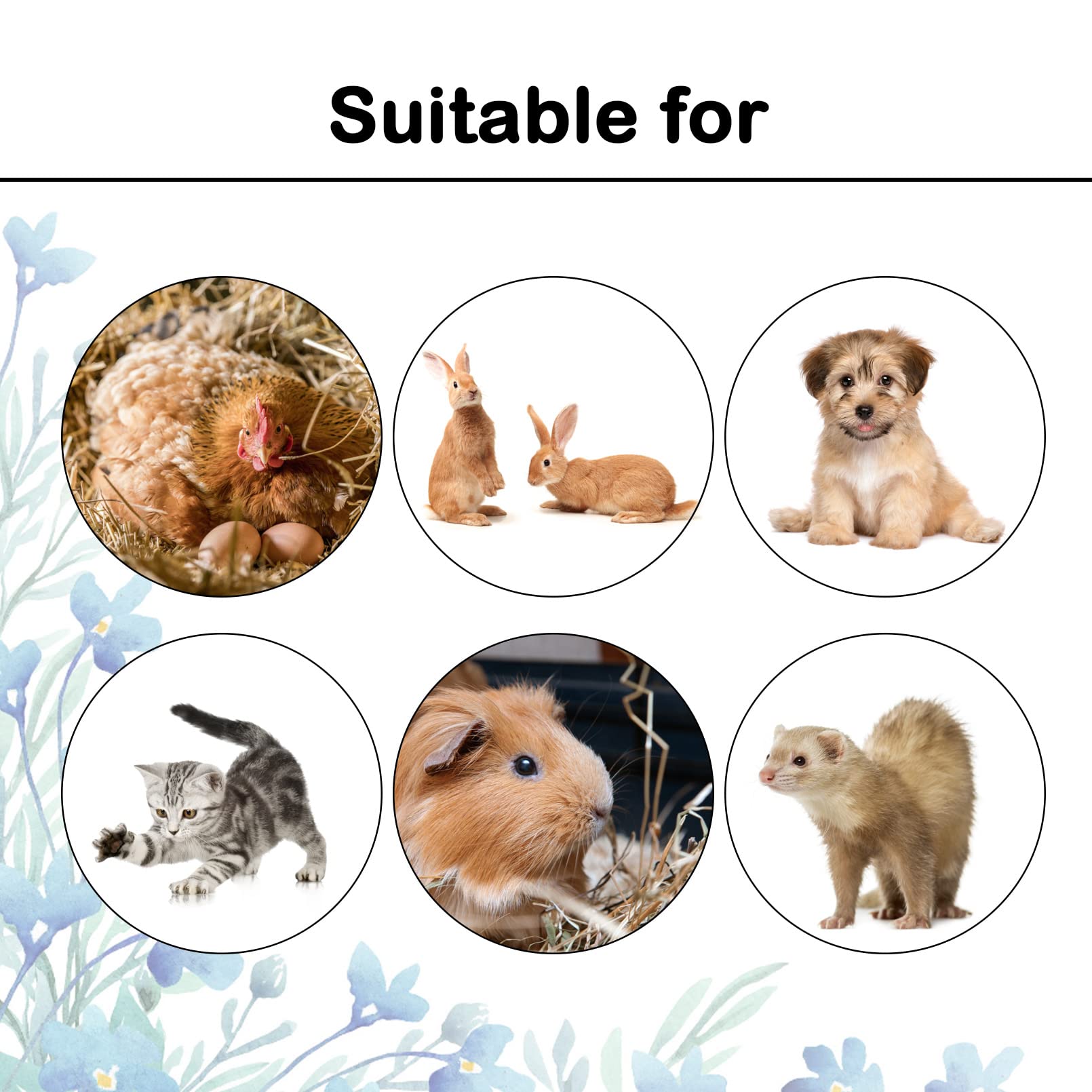 MUYG ensemble de 8 tapis illustrant rotation et remplacement pratique