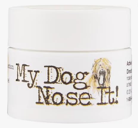 My Dog Nose It avant et après hydratation du nez pour résultat visible