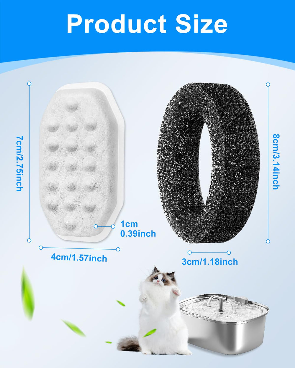 MyfatBOSS comparaison taille d’un filtre et dimensions compatibilité