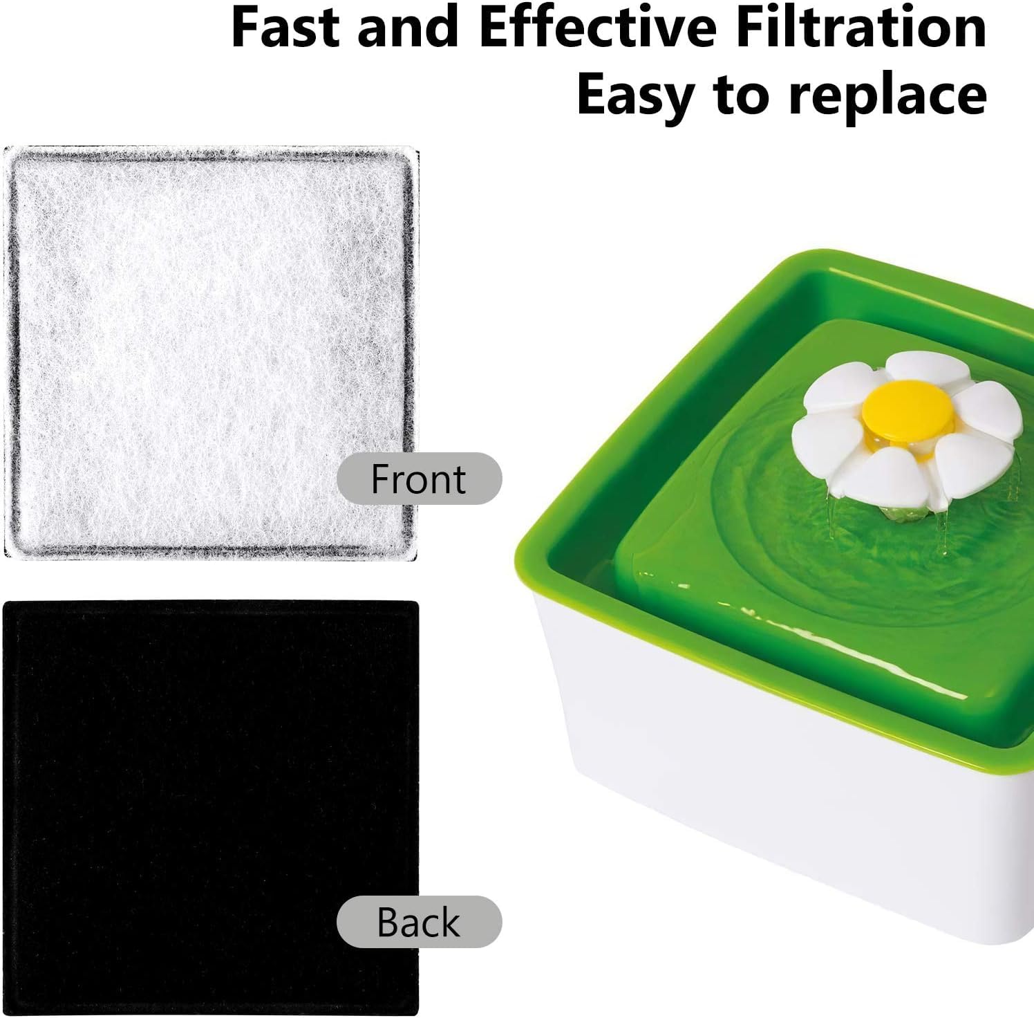 MyfatBOSS comparaison d’échelle indiquant dimensions du filtre