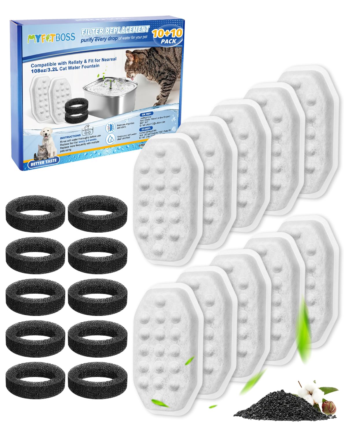 MyfatBOSS emballage avant montrant le lot et une conservation hygiénique