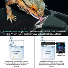 MYGIIKAKA cascade en action simulant eau vive attirant les reptiles