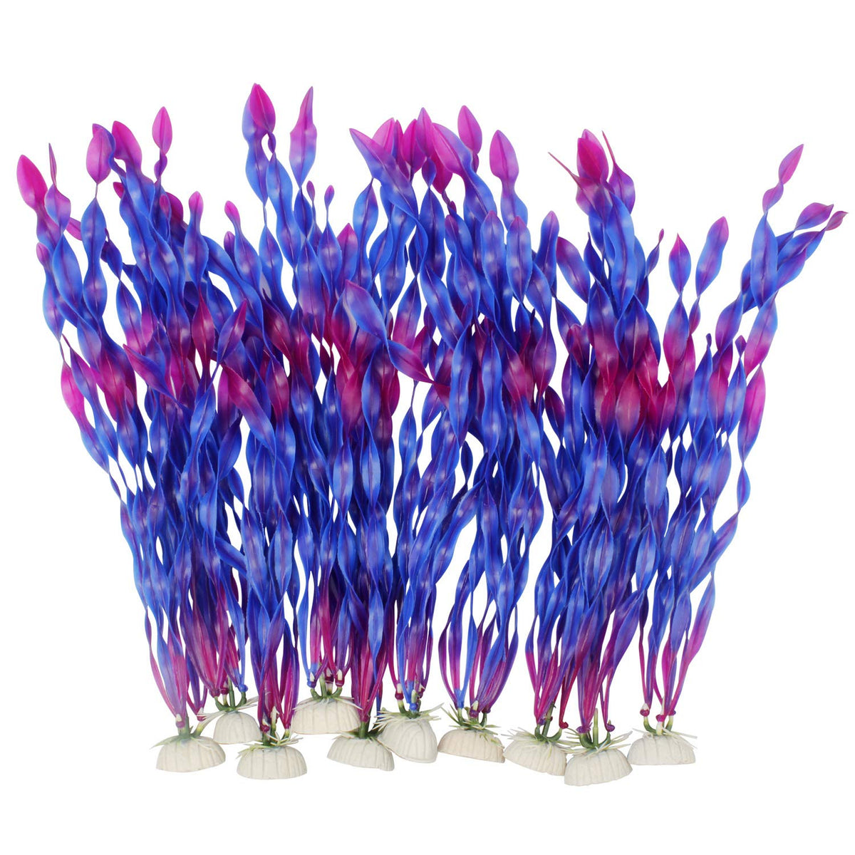MyLifeUNIT plante face avant violet pour aquarium, embellit instantanément