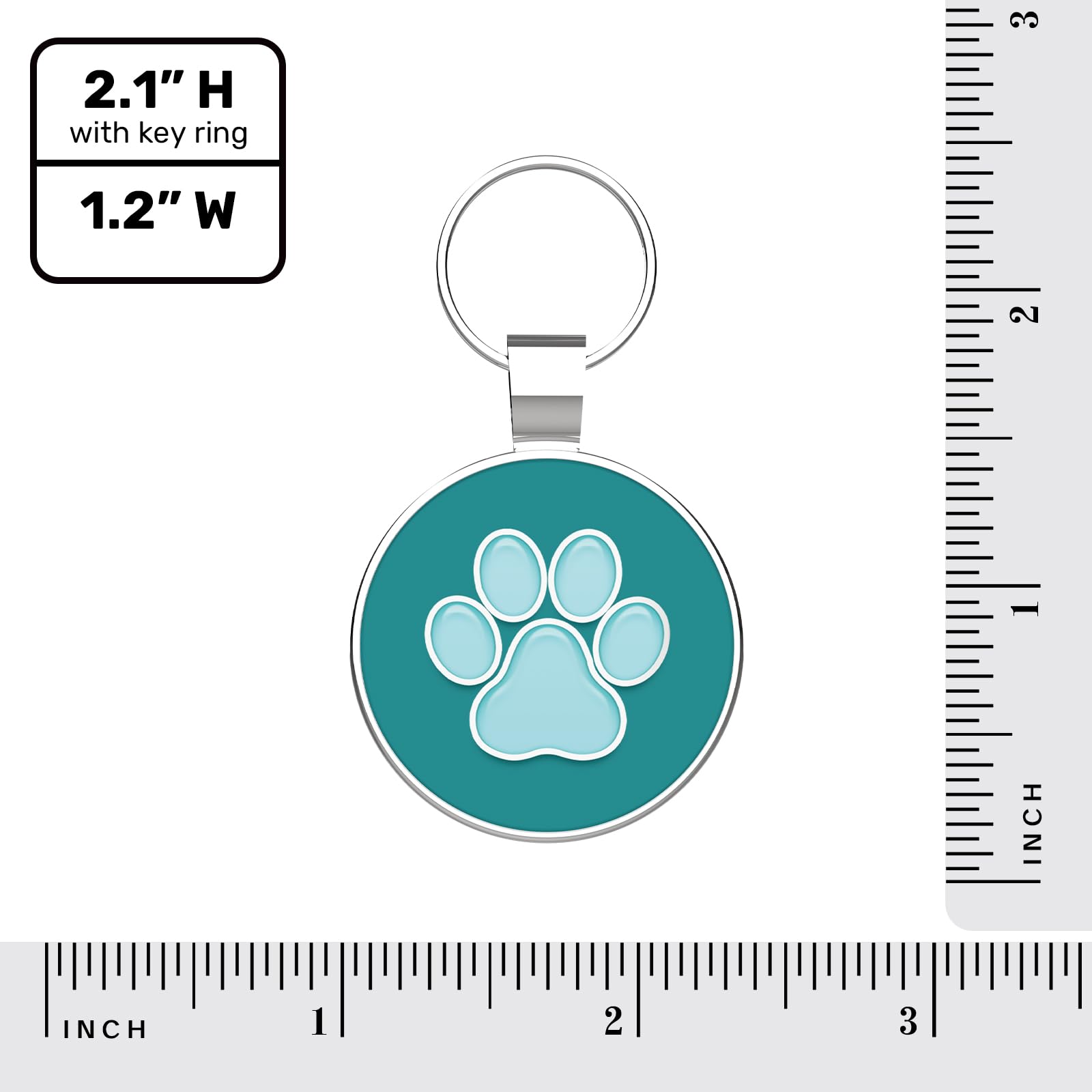 MYLUCKYTAG médaille portée au parc garantissant tranquillité lors des sorties