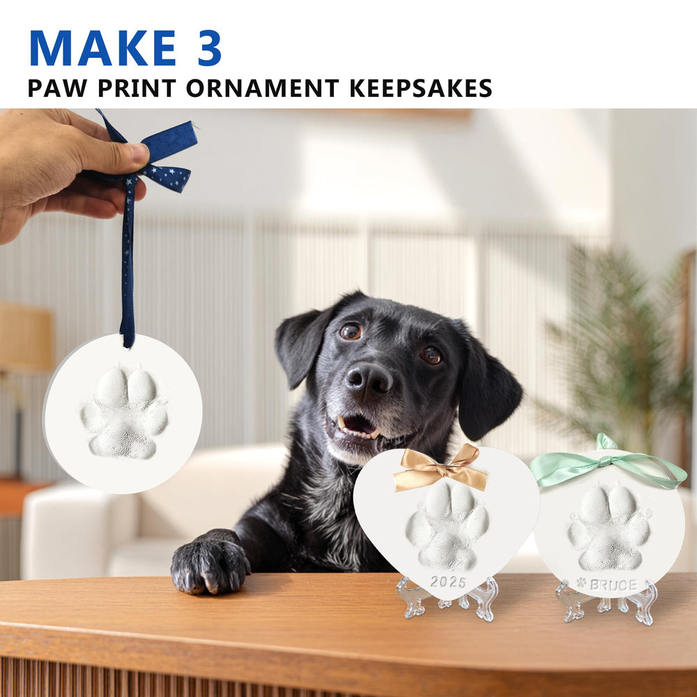 MYPAWLETS argile douce en gros plan garantissant des empreintes nettes