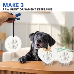 MYPAWLETS argile douce en gros plan garantissant des empreintes nettes