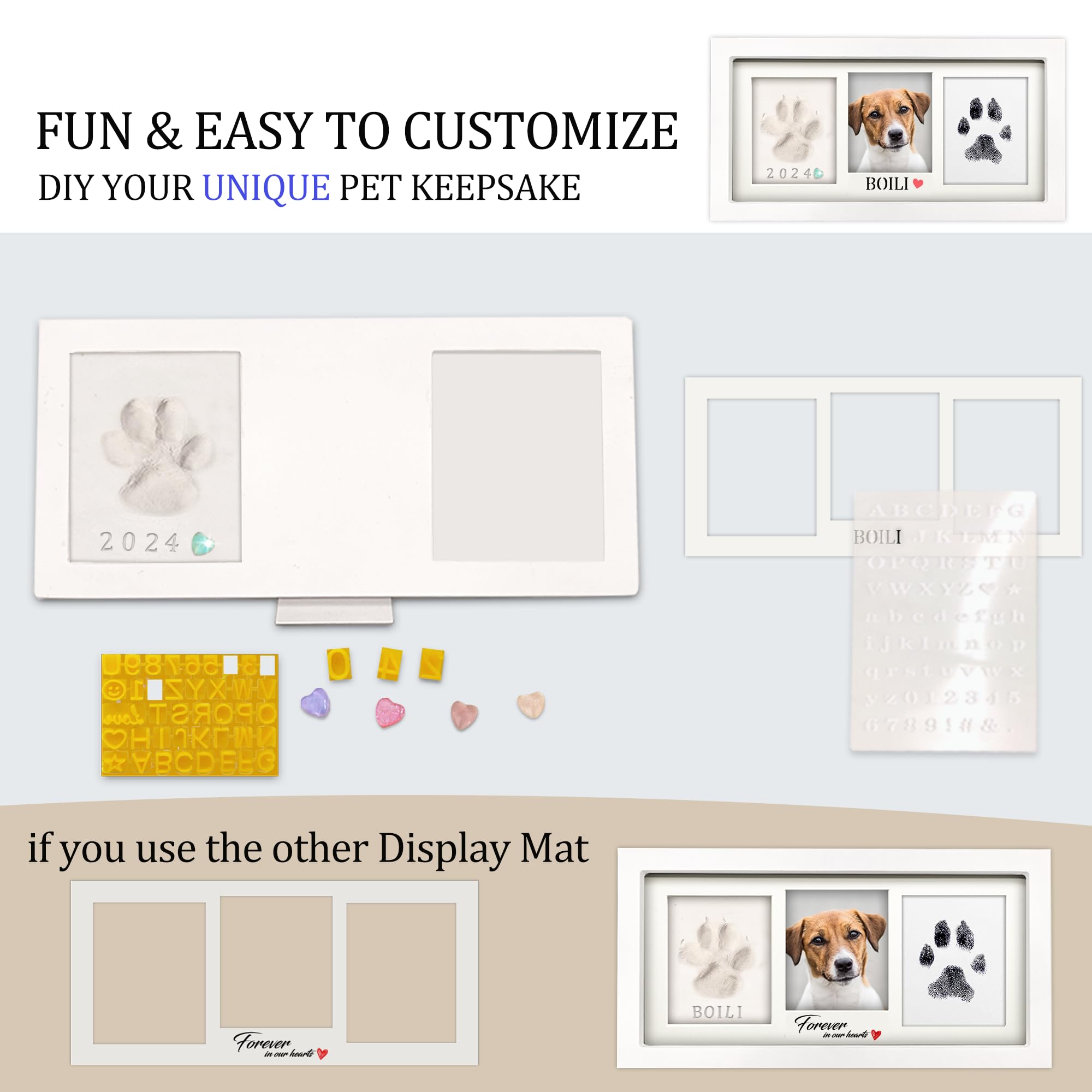 MYPAWLETS cadre exposé dans salon pour souvenir décoratif