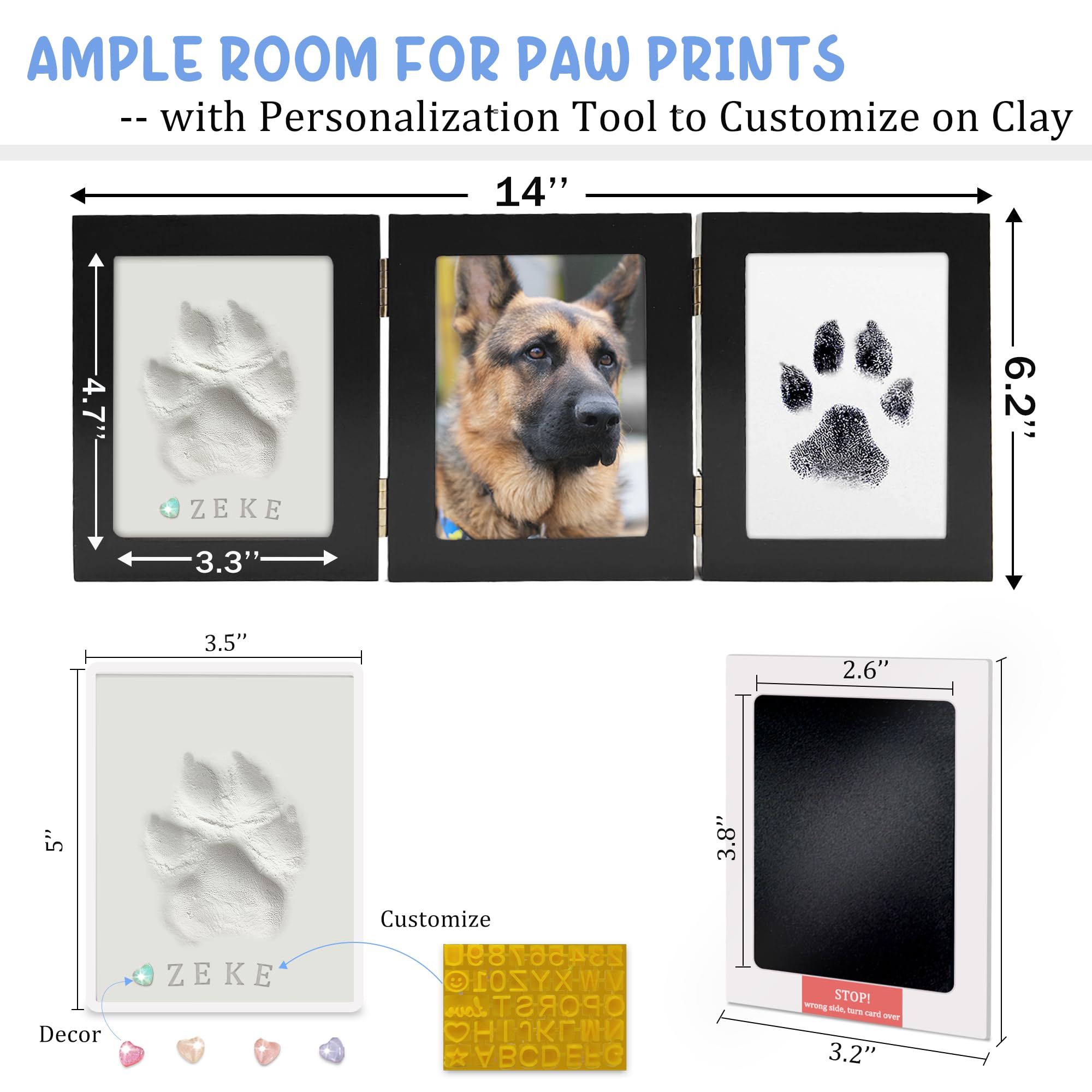 MYPAWLETS comparaison taille patte pour choisir la meilleure empreinte