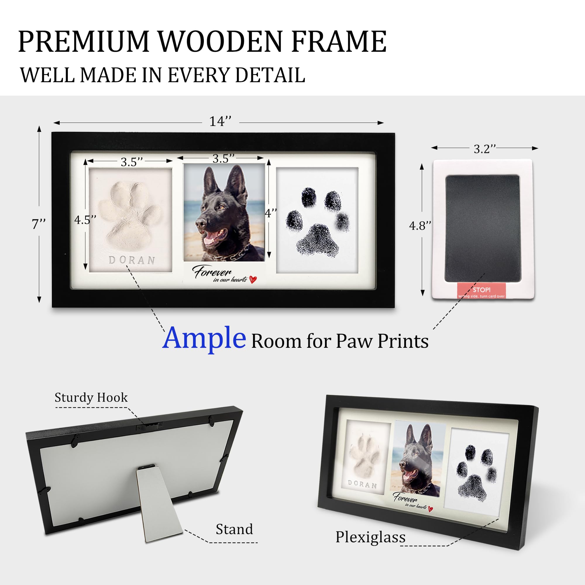 MYPAWLETS comparaison taille patte montrant échelle et guidage pratique