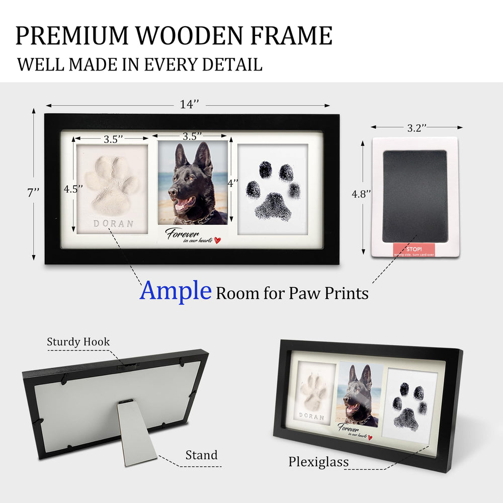 MYPAWLETS comparaison taille patte montrant échelle et guidage pratique