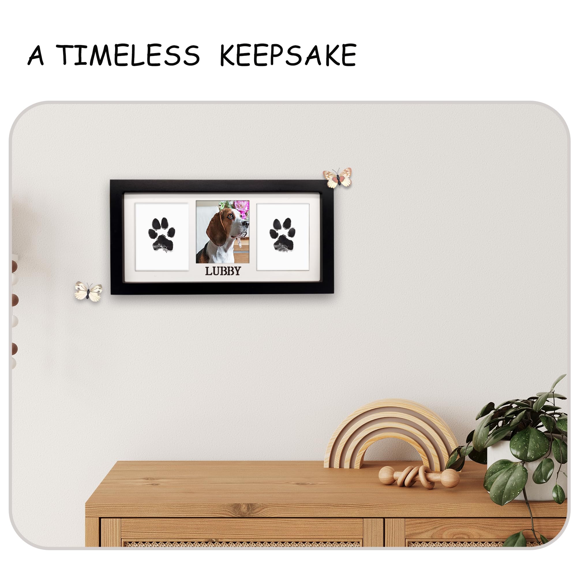 MYPAWLETS empreinte sur cardstock nette, conservation facile et durable
