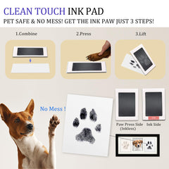 MYPAWLETS composants du kit posés avec instructions, préparation simplifiée