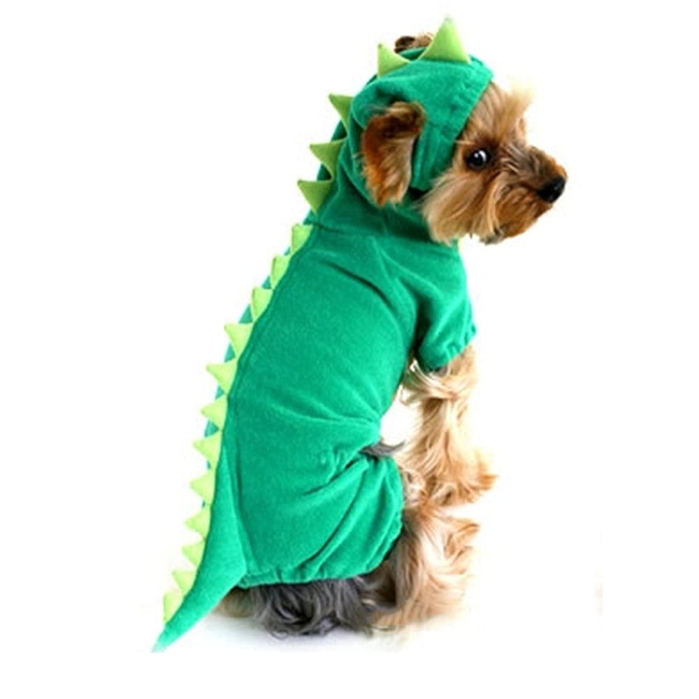 NACOCO costume dinosaure face portée montrant un ajustement confortable