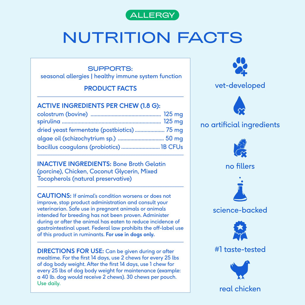Native Pet étiquette nutritionnelle détaillée indiquant ingrédients clés