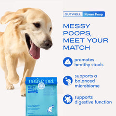 Native Pet scoop avec dose de GutWell pour un dosage pratique et précis