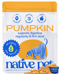 Native Pet packaging face avant montrant le pot et l'information clé pour une conservation facile