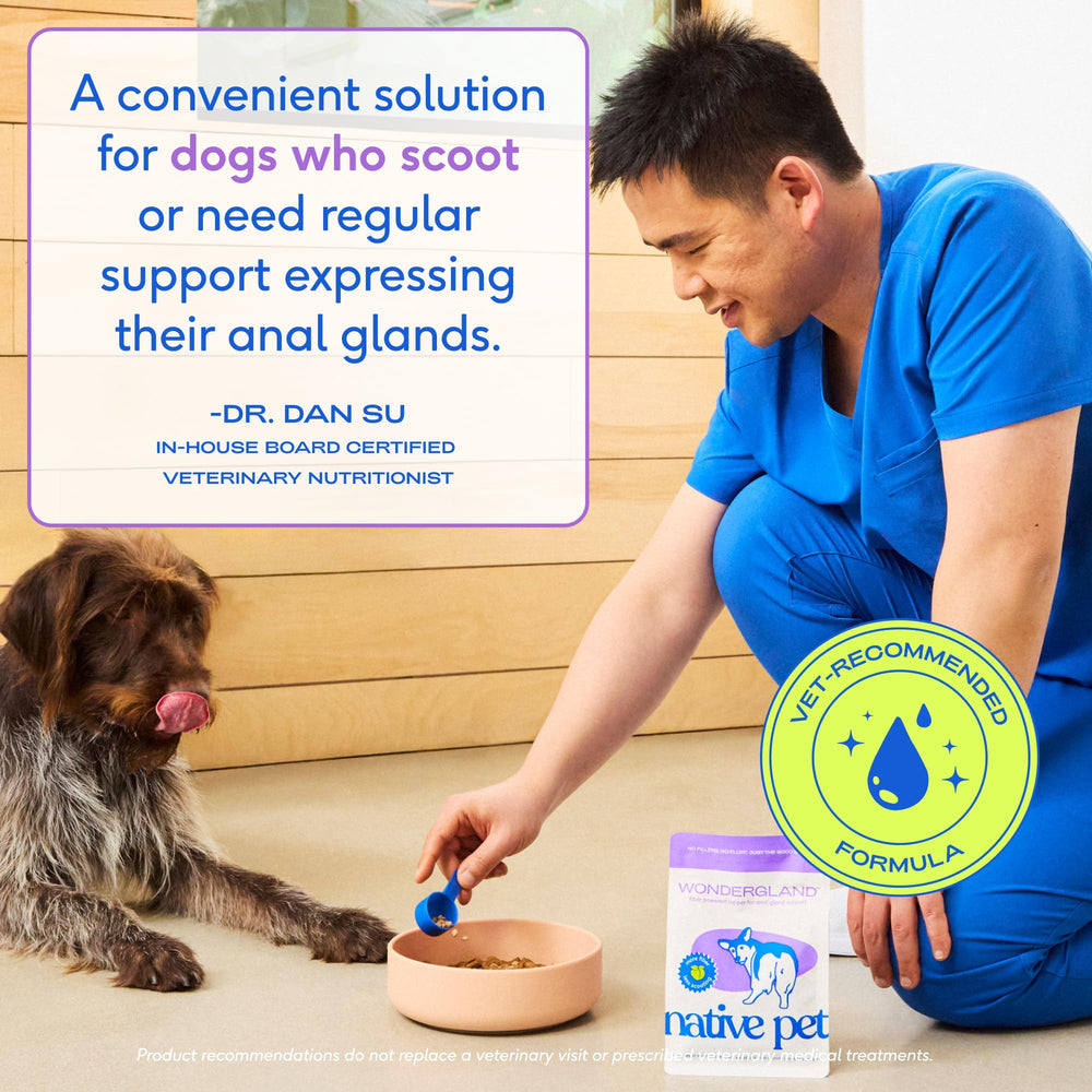 Native Pet WonderGland saupoudré sur croquettes pour meilleure consistance
