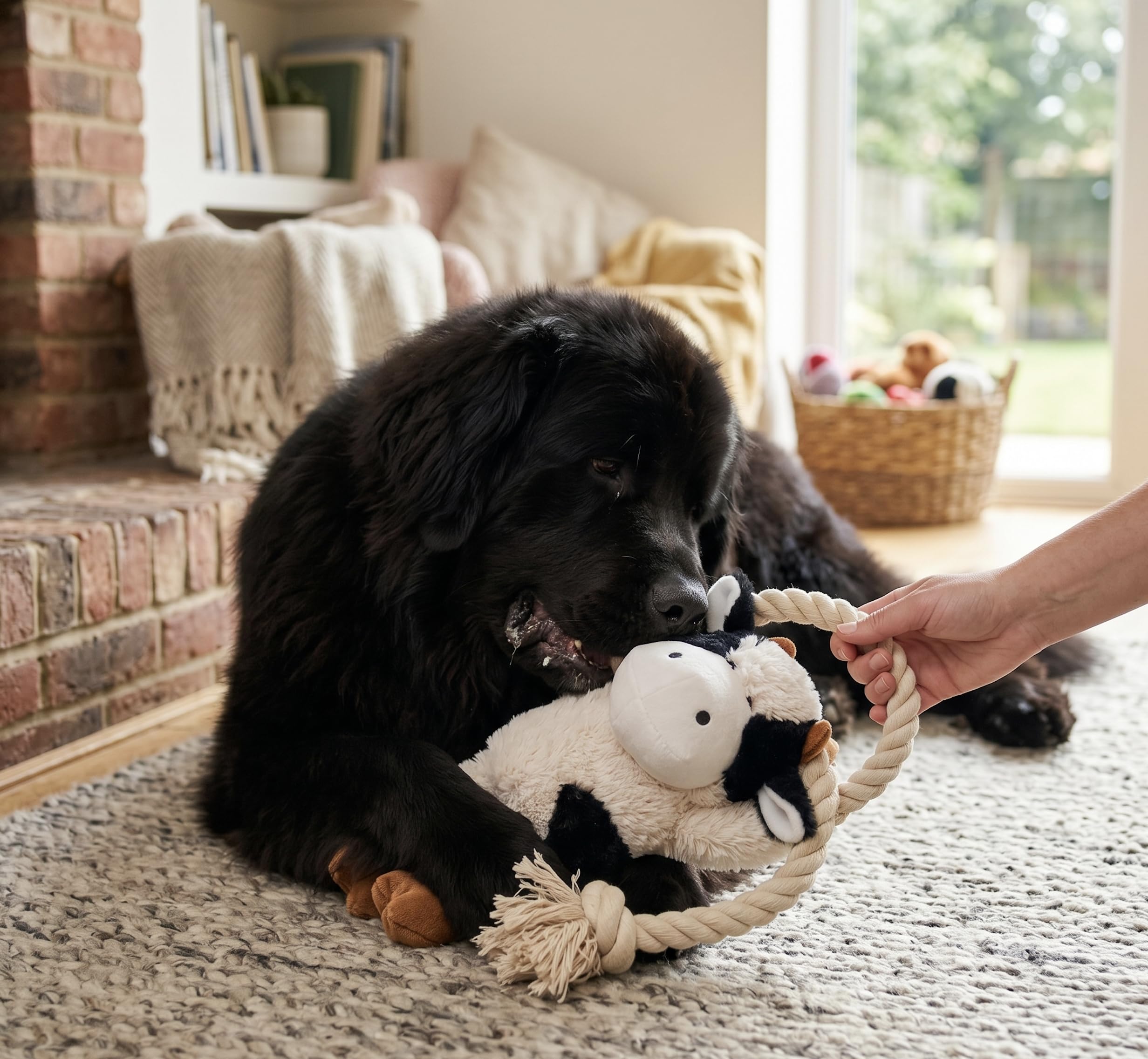 Native Pup jouet en usage tir à la corde renforçant lien maître-chien