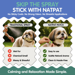 The Natural Patch Co. application sur encolure montrant pose simple et sûre