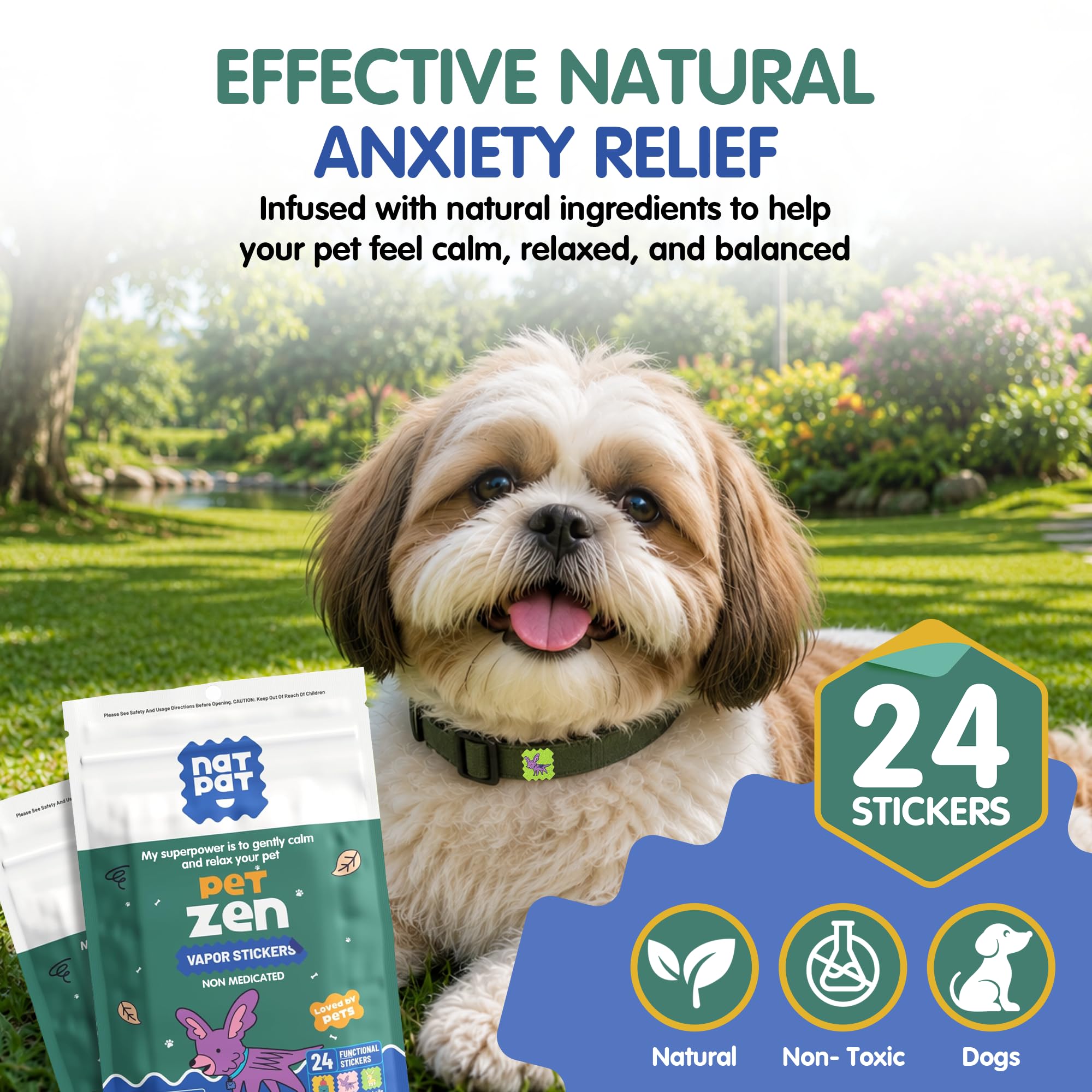 The Natural Patch Co. gros plan sur texture du patch pour diffusion douce