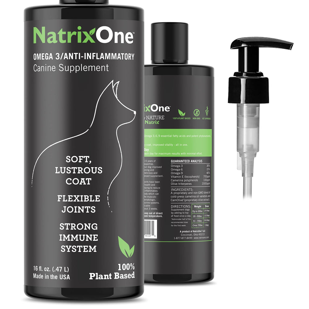 NatrixOne bouteille de camelina face montrant l'emballage et bénéfice nutritionnel