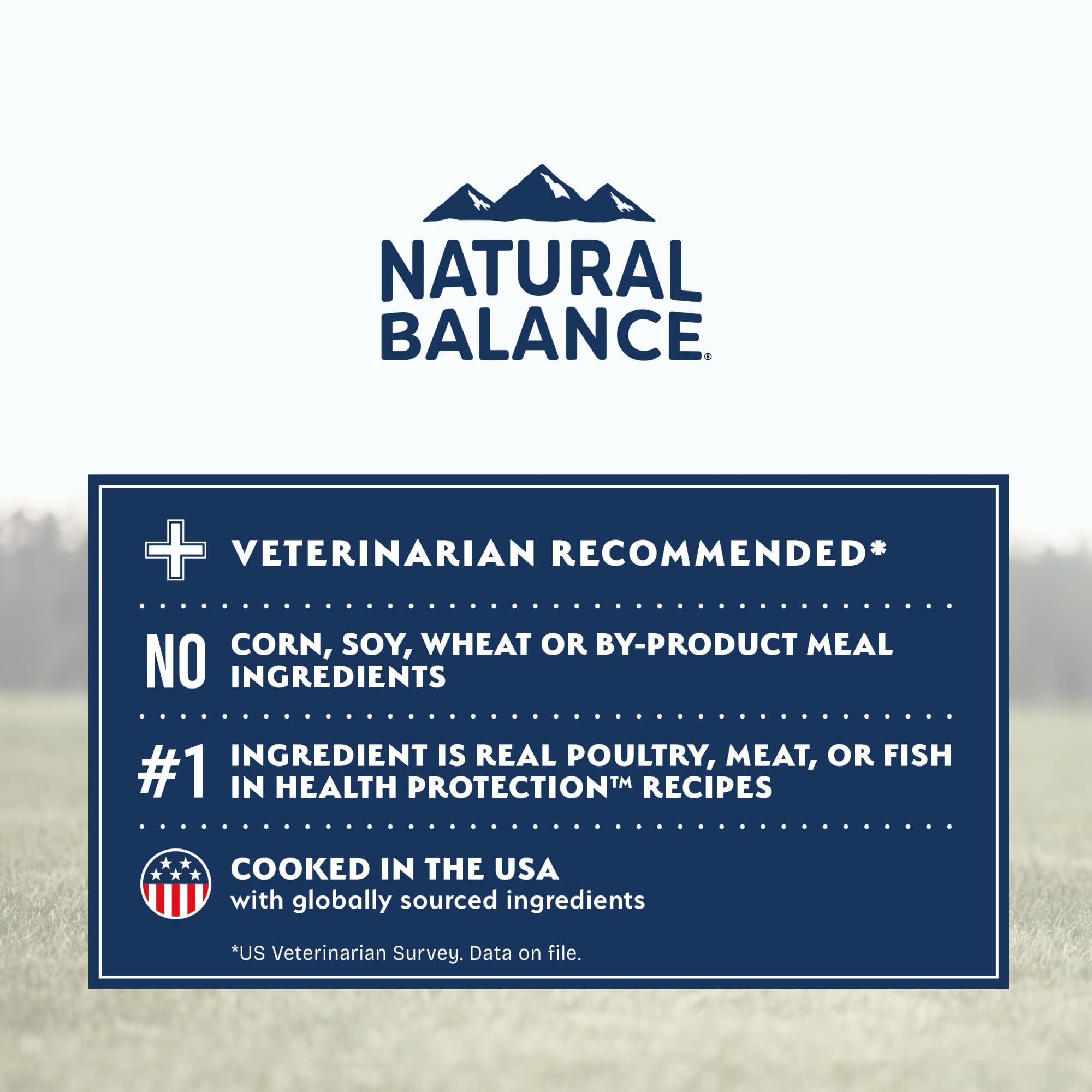 Natural Balance petit chien mange croquettes, plaisir et soutien santé globale