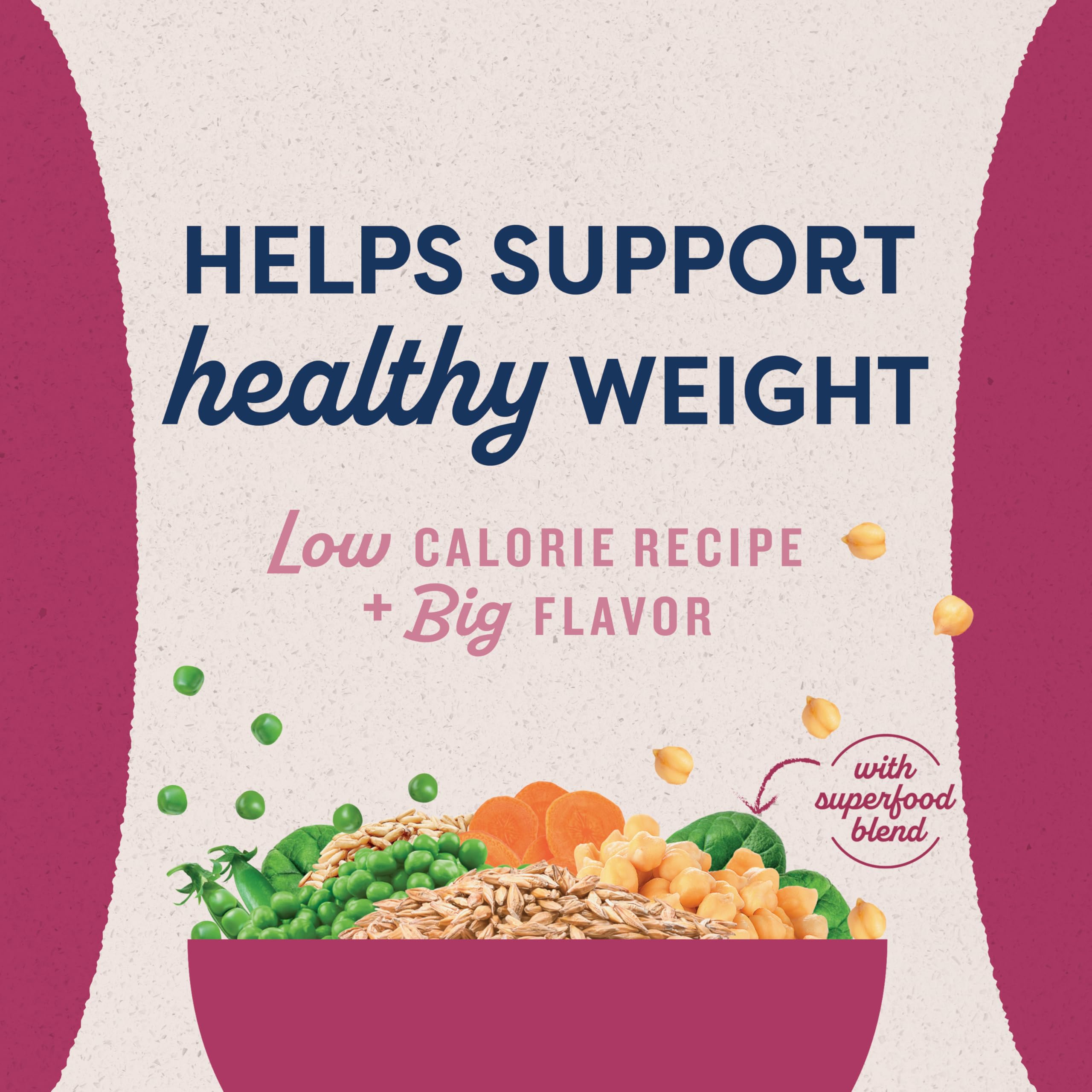 Natural Balance gros plan des croquettes montrant texture et digestion facilitée