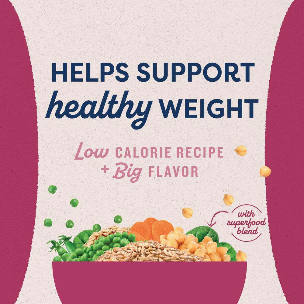 Natural Balance gros plan des croquettes montrant texture et digestion facilitée