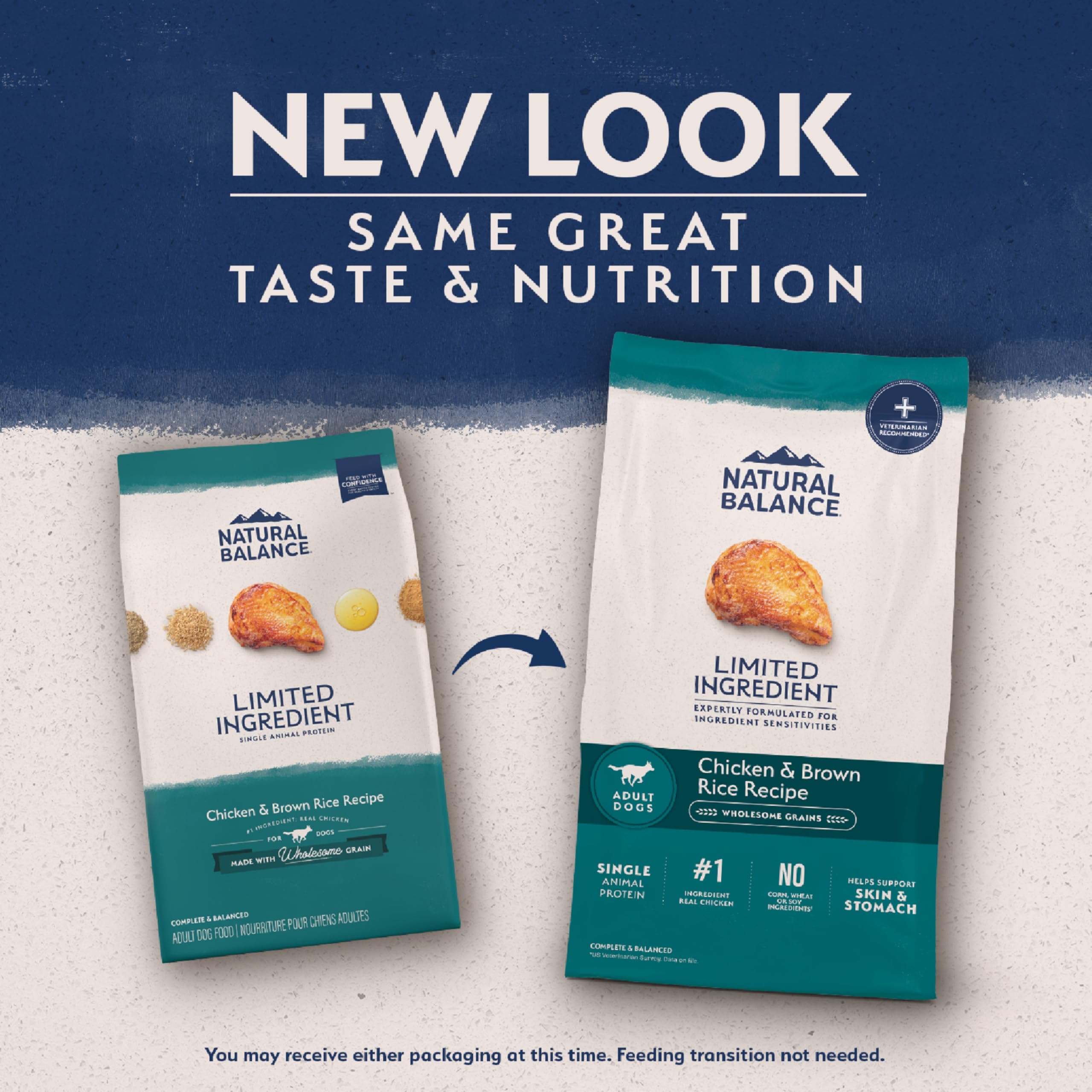 Natural Balance gros plan croquette montrant texture et qualité favorisant mastication saine