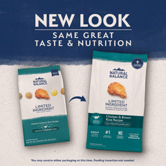 Natural Balance gros plan croquette montrant texture et qualité favorisant mastication saine