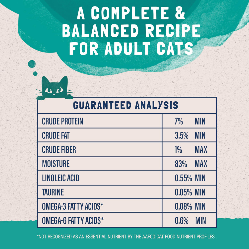 Natural Balance comparaison de taille de sachet dans une main pour portion pratique