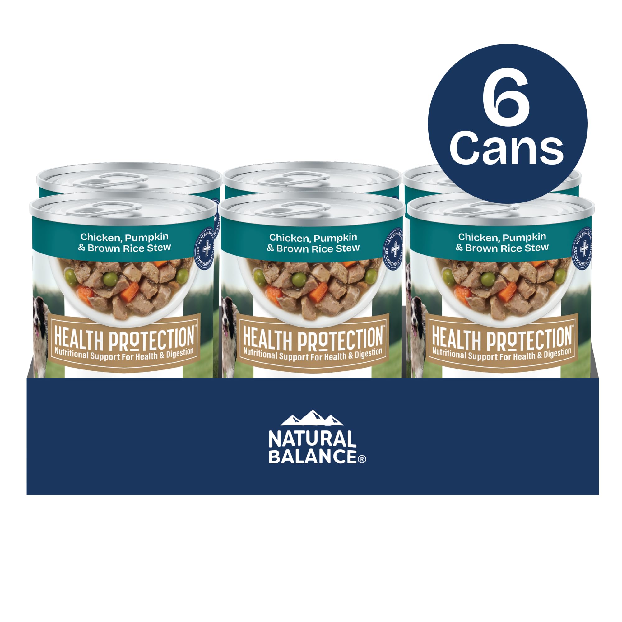 Natural Balance gros plan texture du ragoût montrant morceaux et consistance bénéfice digestif