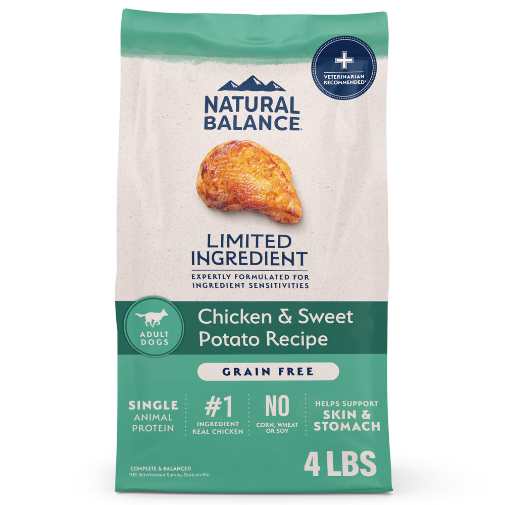 Natural Balance sachet face montrant le design et avantages nutritionnels