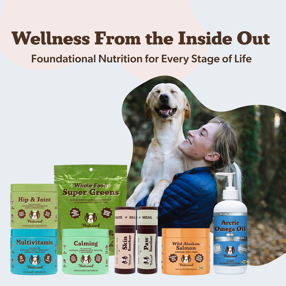 Natural Dog Company sceaux NASC et ORIVO sur emballage garantissant traçabilité