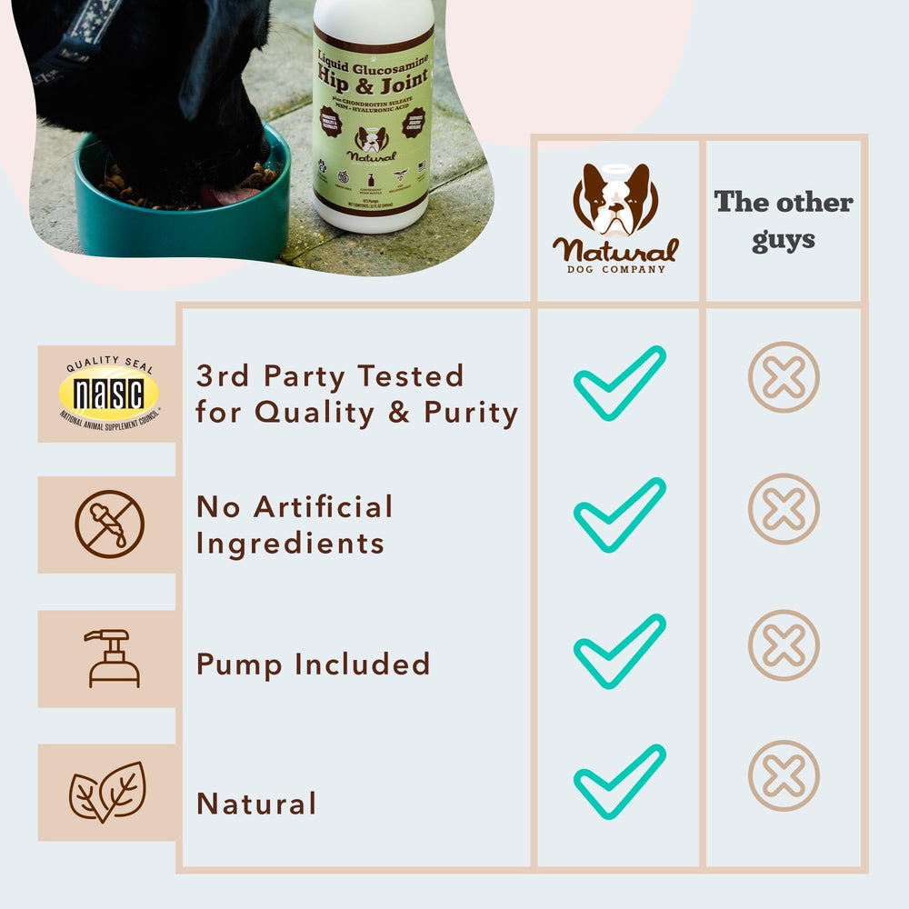 Natural Dog Company huile versée sur croquette pour administration facile