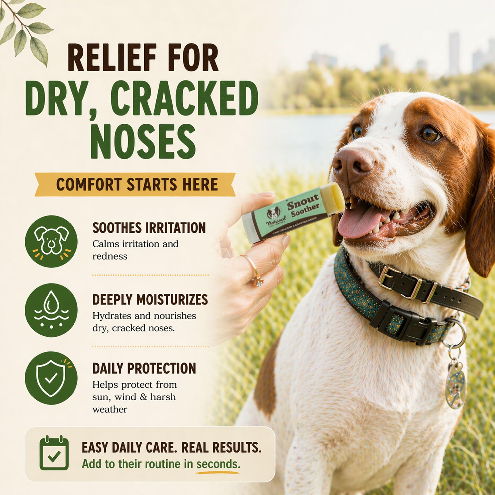 Natural Dog Company taille 2 oz à l'échelle pour transport facile