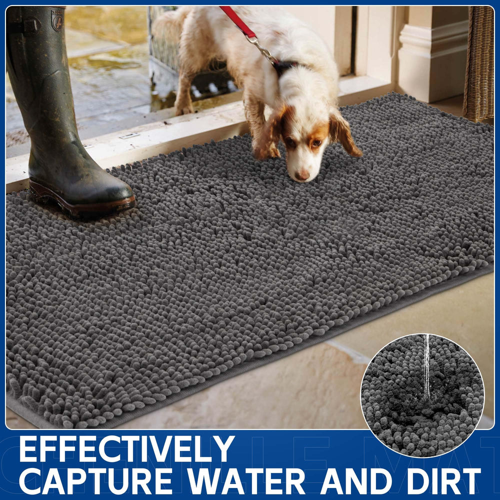 Naturei gros plan chenille montrant texture absorbante et confort