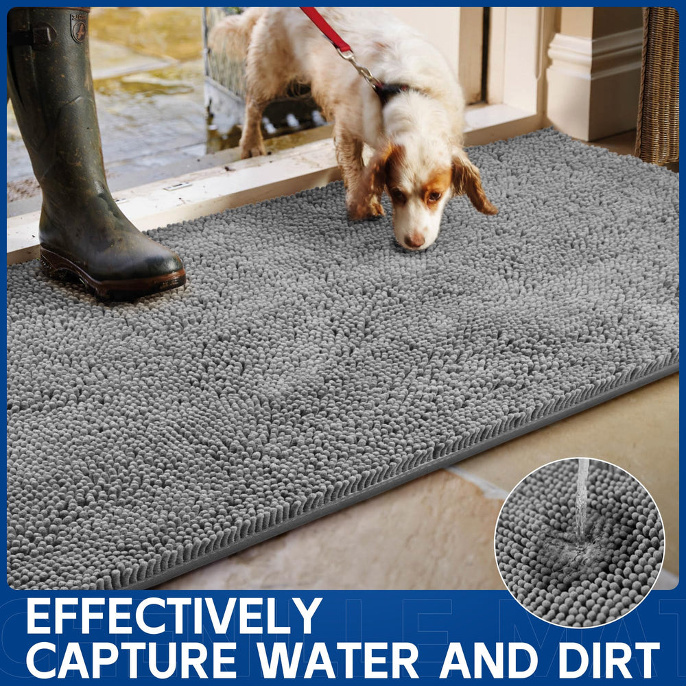 Naturei gros plan chenille montrant fibres douces et absorption
