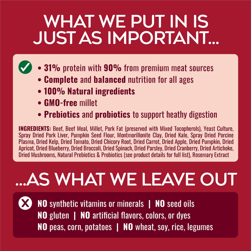 NATURE'S LOGIC étiquette ingrédients naturels pour transparence nutritionnelle