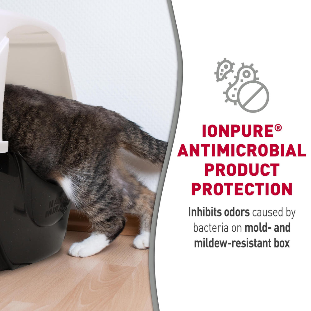 Nature's Miracle comparaison d'échelle pour dimensions 26x23x20 pouces et confort du chat