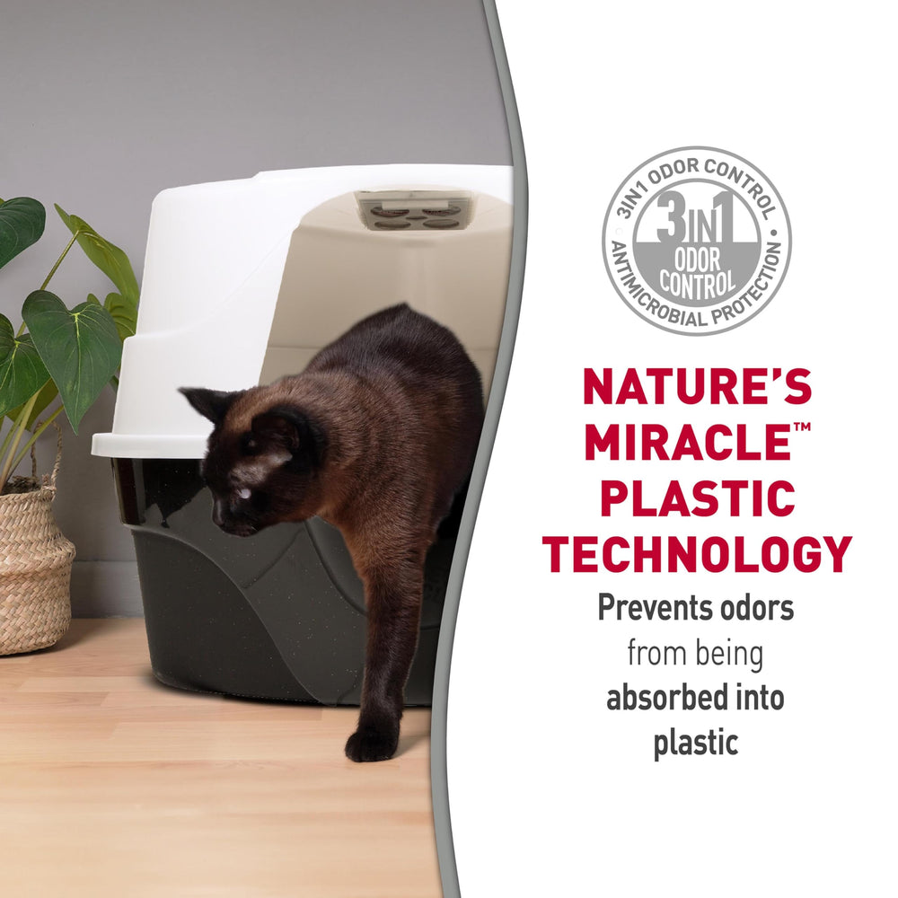 Nature's Miracle gros plan de la surface non adhésive facilitant nettoyage et anti‑caking