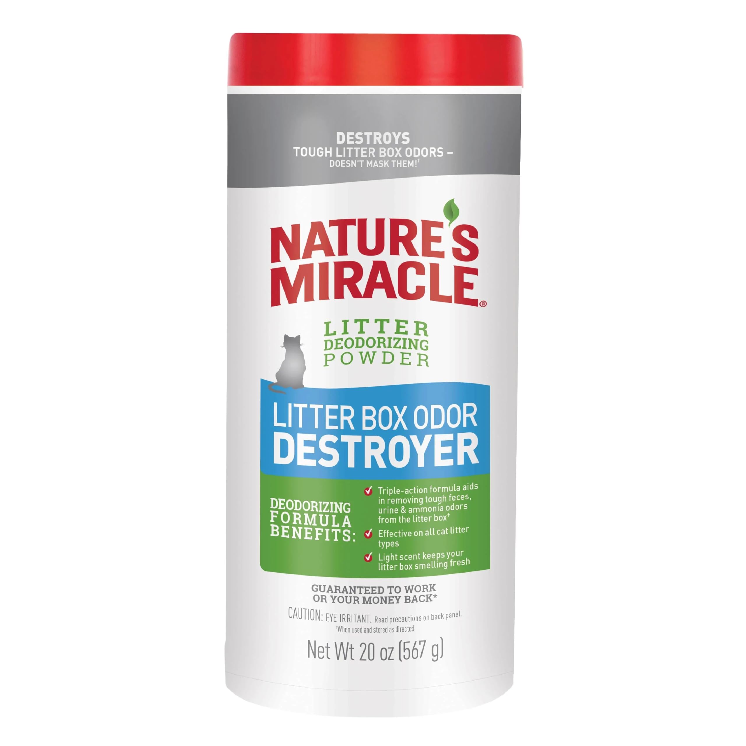 Nature's Miracle bouteille face montrant le format pratique et application facile