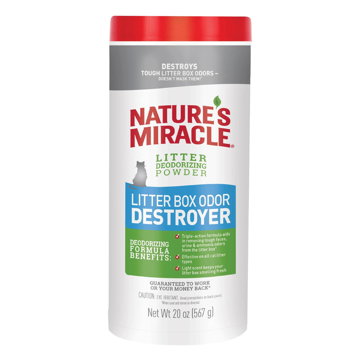 Nature's Miracle bouteille face montrant le format pratique et application facile