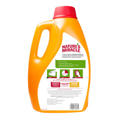 Nature's Miracle étiquette détaillée affichant instructions et précautions claires