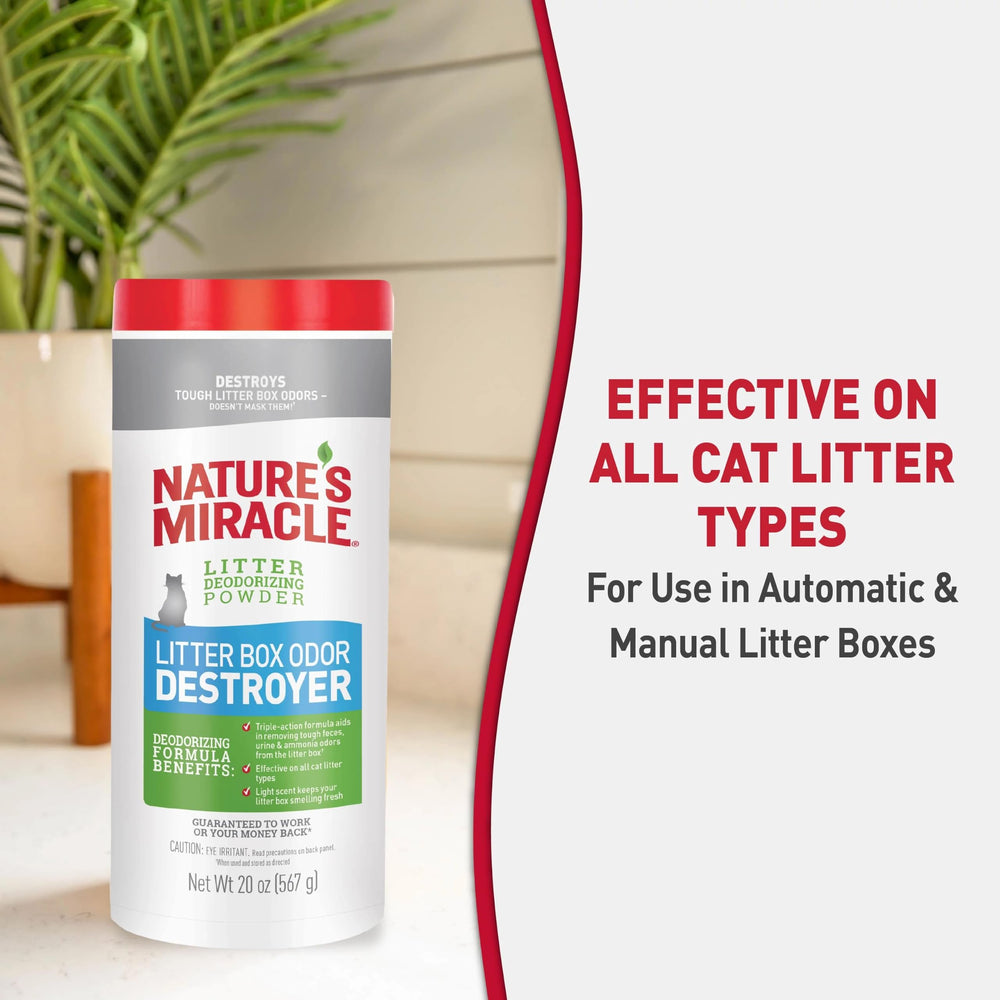 Nature's Miracle emballage recyclé mettant en avant éco-responsabilité