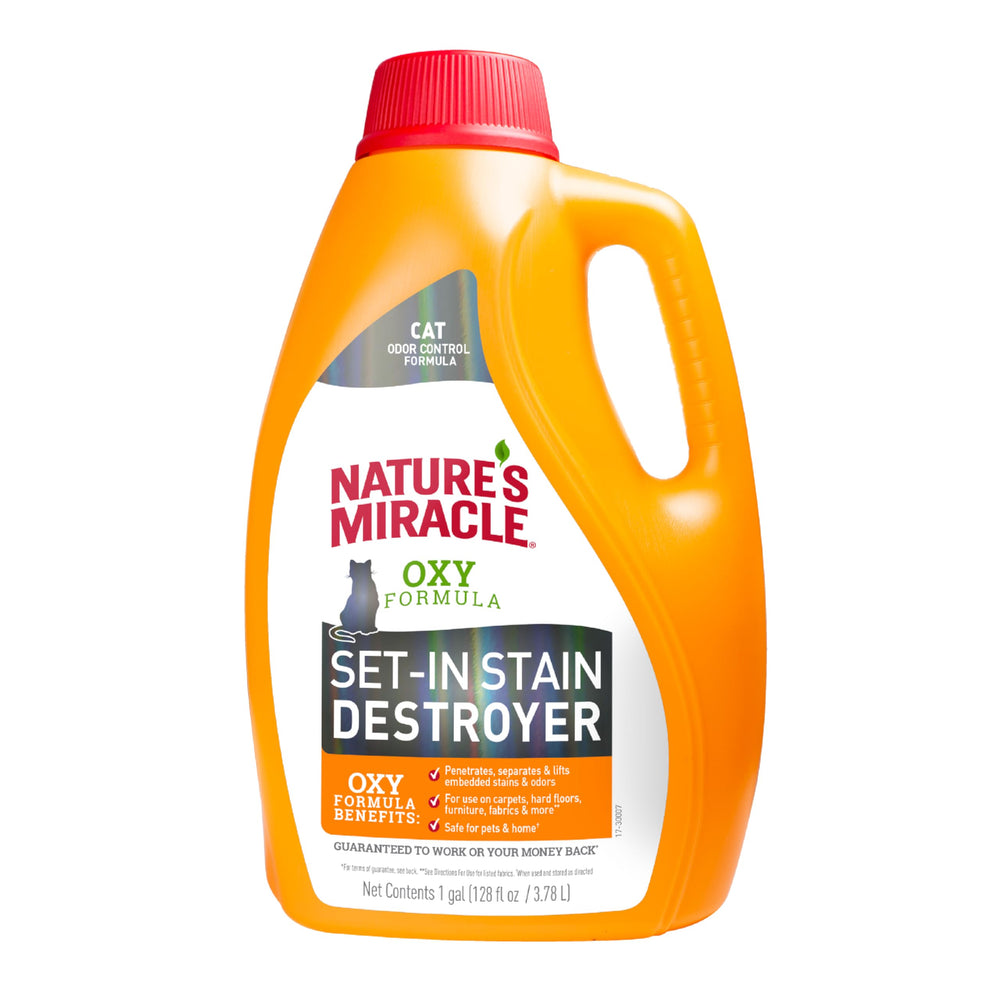 Nature's Miracle mise en scène maison propre montrant résultat frais et odorant