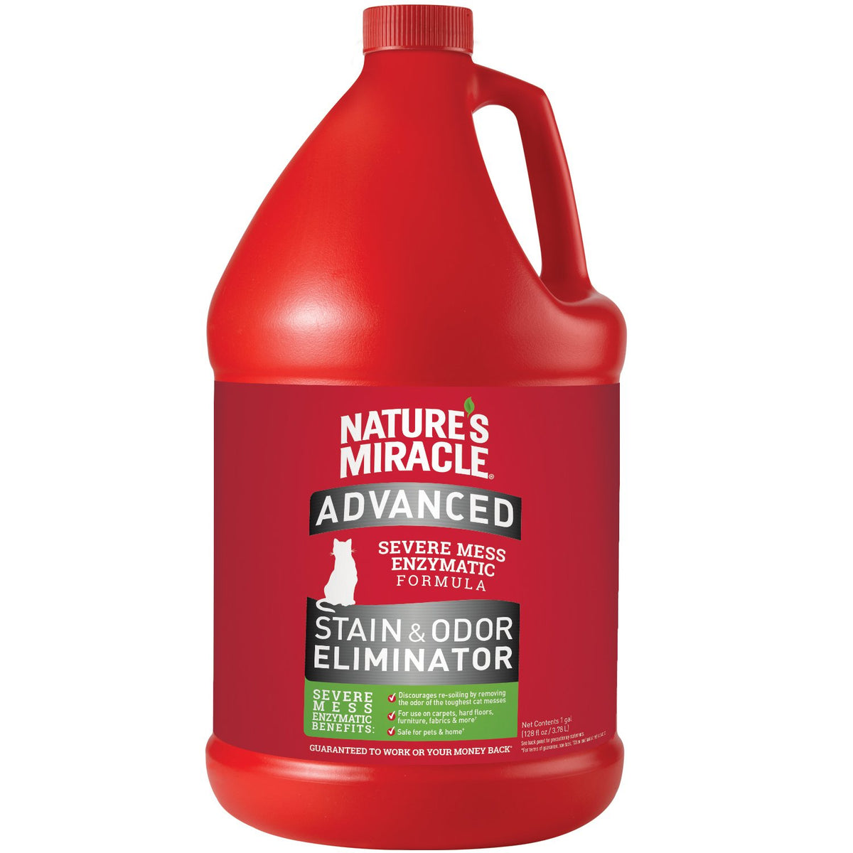 Nature's Miracle flacon face avant montrant le produit et usage facile