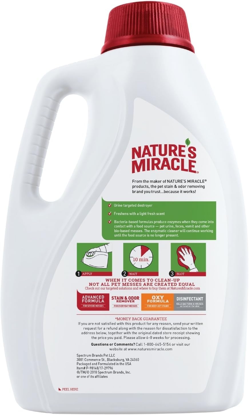 Nature's Miracle buse de pulvérisation en gros plan pour application précise et économique
