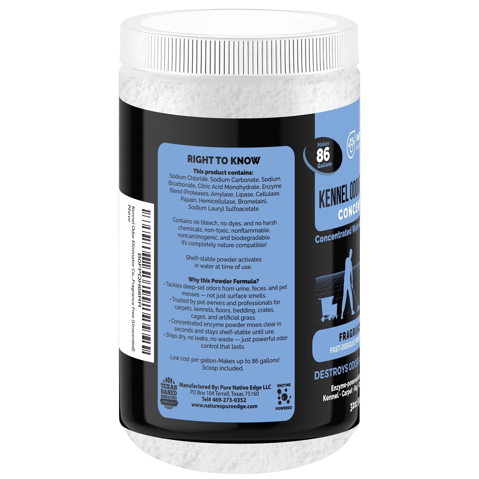 Nature's Pure Edge produit en usage dans un chenil professionnel, performance fiable
