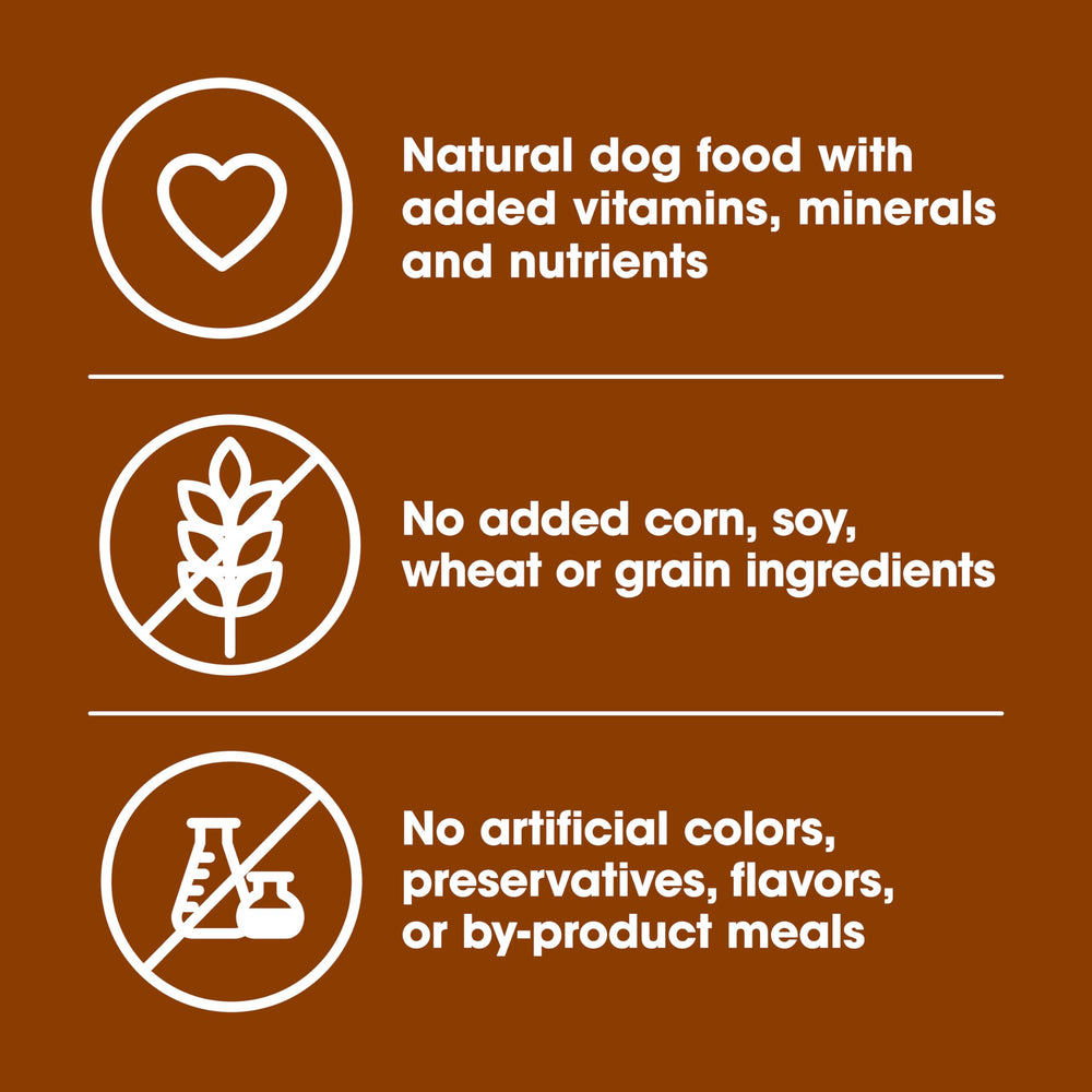 Nature's Recipe boîtes ouvertes montrant contenu, facile à servir